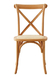 Silla De Comedor Cocina Cross De Madera Esterilla De Rattan - tienda online
