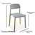 Silla Comedor Milán Novara Nórdica Base Madera Estructura - MAKOM