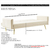 Sofá Cama Catania De 200x90 Cm Pana Antimanchas Patas Metal