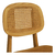 Imagen de Silla Moby Comedor Estructura Madera Olmo Rattan Natural X2
