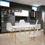 Juego Comedor Mesa Vidrio Beverly + 4 Sillas Eames Poliprop - MAKOM