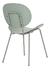 Silla Comedor Concept Makom Estructura Plástico Y Patas Metal Pintadas Al Horno Con Pintura Epoxi Color Verde Musgo en internet