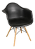 Sillón Eames Cocina Comedor Plástico Y Patas De Madera - comprar online