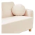 Sofá Teddy 3 Cpos Tapizado Bouclé Soft 2 Almohadones Redondo - tienda online