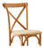 Silla De Comedor Cocina Cross De Madera Esterilla De Rattan - comprar online