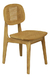 Silla Moby Comedor Cocina Estructura Madera Rattan Natural