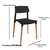 Silla Comedor Milán Novara Nórdica Base Madera Estructura - tienda online