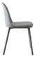Silla Comedor Vita Nórdica Eames De Diseño Moderno Plástica Color De La Estructura De La Silla Gris Color Del Asiento Gris Diseño De La Tela Cuero Sintético - MAKOM