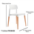 Imagen de Silla Comedor Milán Novara Nórdica Base Madera Estructura