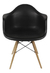 Sillón Eames Cocina Comedor Plástico Y Patas De Madera en internet