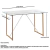 Mesa De Comedor Beverly 1.20x80x75cm Con Tapa De Vidrio Templado De 8mm Con Estructura Y Patas De Hierro Pintado Al Horno Con Pintura Epoxi Acabado Simil Madera. en internet