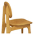 Imagen de Silla Moby Comedor Cocina Estructura Madera Rattan Natural