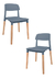 Imagen de Silla Comedor Milán Novara Nordica Base Madera Estructura X2