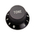 Knob Tone Guitarra Strato Plástico Preto