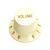 Knob Volume Guitarra Strato Plástico Creme