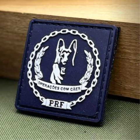 Patch Emborrachado - Operações com Cães PRF