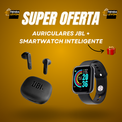 AURICULARES JBL TWS + SMARTWATCH INTELIGENTE LEV™ - comprar online