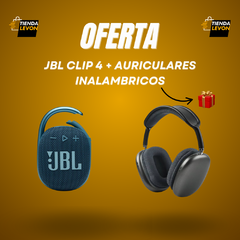 PARLANTE JBL CLIP 4 + AURICULARES INALAMBRICOS DE REGALO! - comprar online