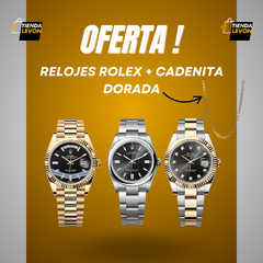 RELOJES ROLEX + CADENITA DORADA DE REGALO! - comprar online