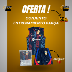 CONJUNTO ENTRENAMIENTO BARÇA (SHORT DE REGALO) - comprar online