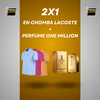 2X1 CHOMBA LACOSTE + PERFUME ONE MILLION DE REGALO!