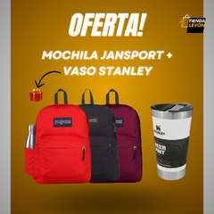 MOCHILA JANSPORT + VASO STANLEY DE REGALO! - comprar online