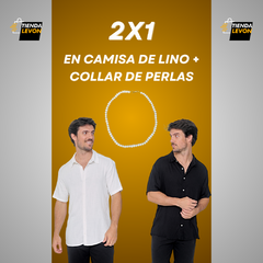 2X1 CAMISA DE LINO + COLLAR DE REGALO! - comprar online