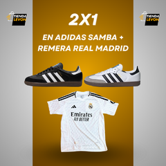 2X1 ADIDAS SAMBA + REMERA REAL MADRID DE REGALO!