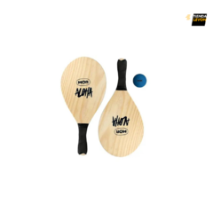 JUEGO DE PALETAS DE MADERA + PELOTA! - comprar online