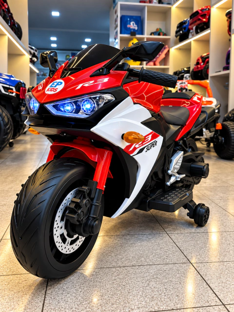Moto Elétrica Infantil Yamaha R3 Vermelho 12v