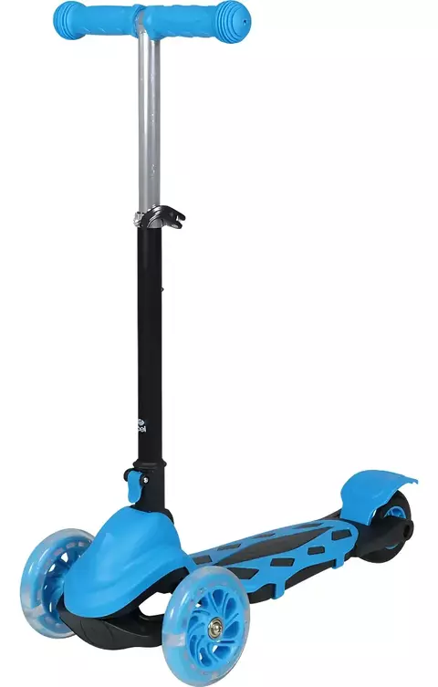 Patinete Infantil 3 Rodas Ajustável Azul