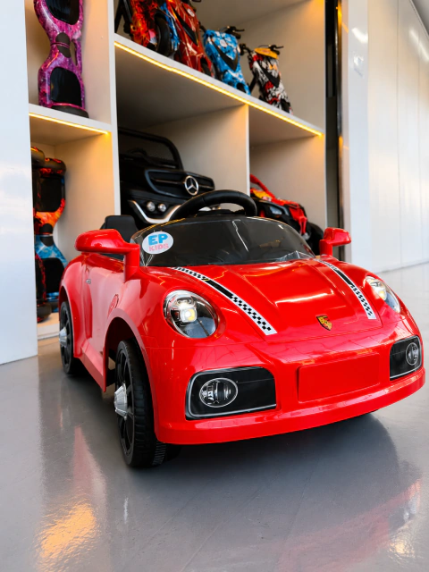 Carro Elétrico Infantil Porsche Vermelho 6v