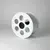 Carretilha Pequena 15 Cm Plástico Para Pipa-Branco - comprar online