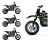 Mini Moto Cross Infantil Ferinha Elétrica Mxf 500w Vermelha - Eletronic Pro Kids