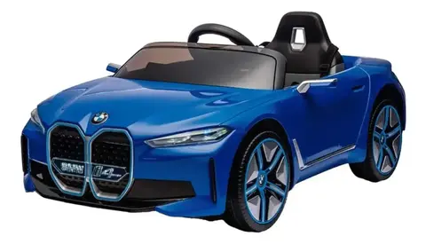 Carrinho Elétrico Infantil Motorizado Bmw I4 Azul