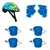 Kit De Proteção Infantil Capacete Joelheira E Cotoveleira-Azul - comprar online
