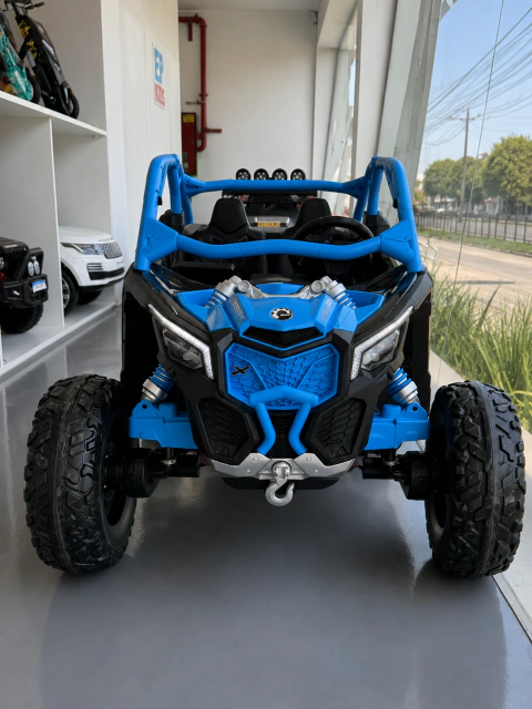 Carrinho Elétrico Infantil Buggy Can-am Maverick 24V Cor Azul