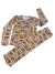 Conjunto Térmico Estampado Da Capivara Marrom
