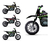 Mini Moto Cross Infantil Ferinha Elétrica Mxf 500w Amarela - loja online