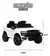 Carrinho Elétrico Dodge Ram 24v - Branco - loja online