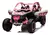 Carrinho Elétrico Infantil Buggy Can-am Maverick 24V Cor Rosa claro na internet