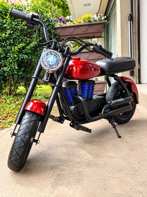 Moto Elétrica Harley Infantil 24V Vermelho