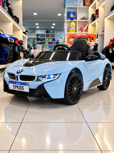 Carrinho Elétrico Infantil Motorizado Bmw I8 Azul