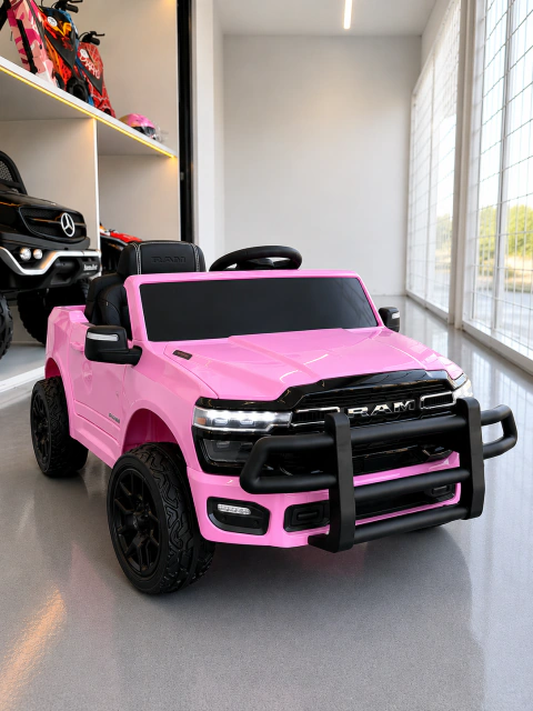 Carrinho Elétrico Dodge Ram 24v - Rosa