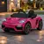 Carrinho Elétrico Infantil PORSCHE Spyder 12v Rosa - comprar online