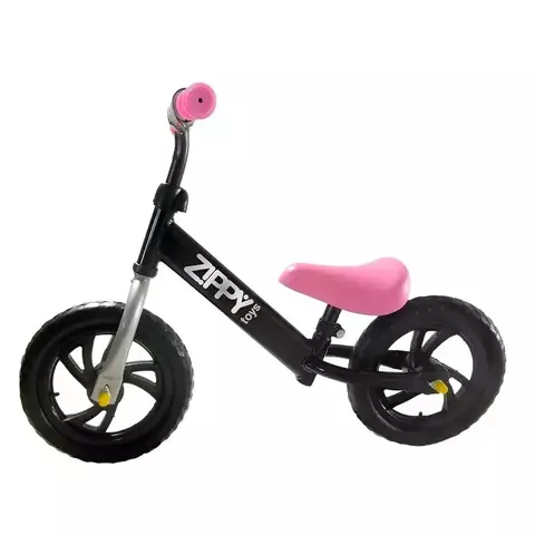 Bicicleta Infantil Sem Pedal Treina Equilibrio Zippy Rosa - comprar online