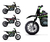 Mini Moto Cross Infantil Ferinha Elétrica Mxf 500w Vermelha - Eletronic Pro Kids