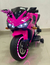 Moto Elétrica Infantil Rosa Ducati 12v Com Luzes De Led - loja online