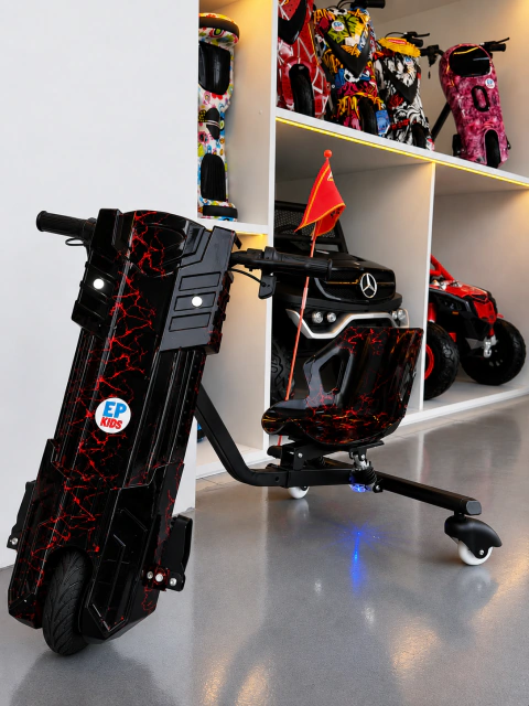 Triciclo Elétrico Drift 350w com Amortecedor Preto