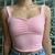 Cropped rosa bebe balletcore - comprar online